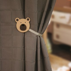 Magnetic Wooden Teddy Bear Tie Back