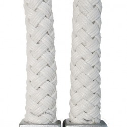 Magnetic Plaited Rope White