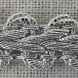 Metallic Gimp/Braid 10mm - Silver