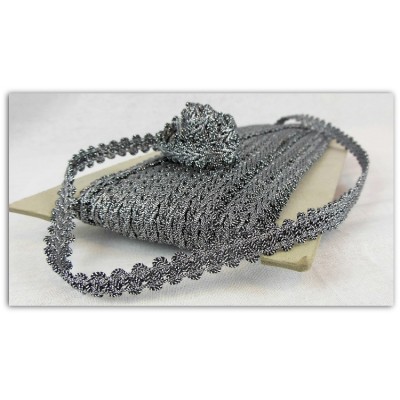 Metallic Gimp/Braid 10mm - Pewter