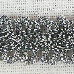 METALLIC BRAID 10MM - PEWTER