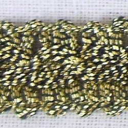 METALLIC BRAID 10MM -2 COLOURS - SAMPLE CUTTINGS AVAILABLE