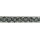 METALLIC CHAIN BRAID 8MM - PEWTER