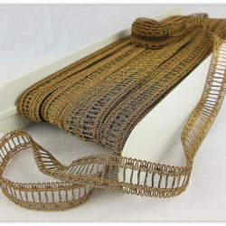 METALLIC LADDER BRAID 18MM - SAMPLE CUTTINGS AVAILABLE