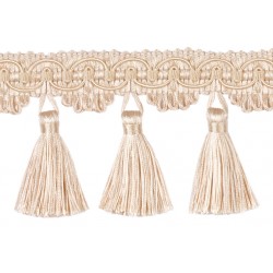 Classic Windsor Tassel Fringe 10304 Cream