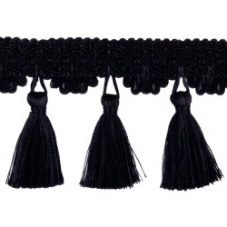 Classic Windsor Tassel Fringe 10304 Black