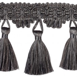 Classic Windsor Tassel Fringe 10304 Pewter