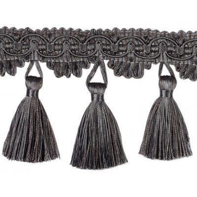 Classic Windsor Tassel Fringe 10304 Pewter