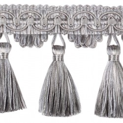 Classic Windsor Tassel Fringe 10304 Silver