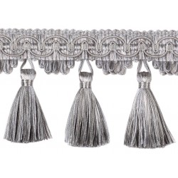 Classic Windsor Tassel Fringe 10304 Silver