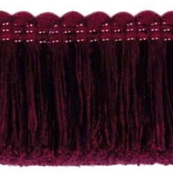 Classic Windsor Cut Fringe 1795 Burgandy