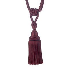 Classic Tie Back 3387-10 Burgundy