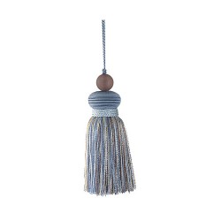 The Cotswolds Key Tassel BI010 Sky