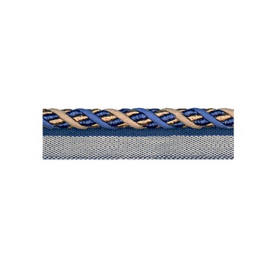 Exquisite Flanged Cord 1008 Navy Taupe