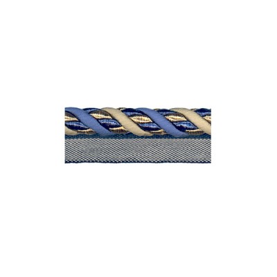 Exquisite Flanged Cord 1034 Navy Taupe