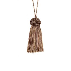 Classic Exquisite Key Tassel 1050-00 Mocha Gold