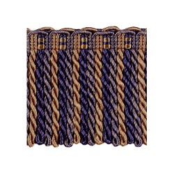 Exquisite Bullion Fringe 1767 Navy Taupe