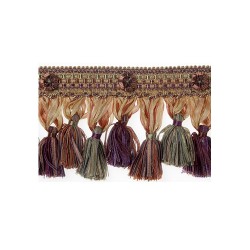 Exquisite Organdy Tassel Fringe 1879 Harlequin