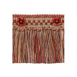 Exquisite Cut Fringe with Rosette 1882 Turkish Delight