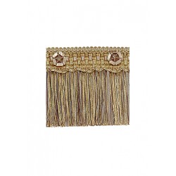 Exquisite Cut Fringe with Rosette 1882 Gold Storm