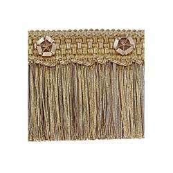 Exquisite Cut Fringe with Rosette 1882 Gold Storm