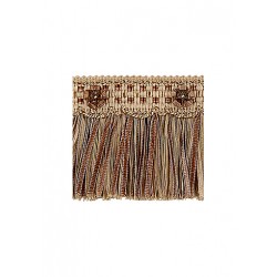 Exquisite Cut Fringe with Rosette 1882 Mocha Gold