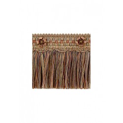 Exquisite Cut Fringe with Rosette 1882 Cinnamon Story