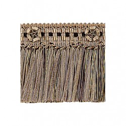 Exquisite Cut Fringe with Rosette 1882 Chocolate Delight