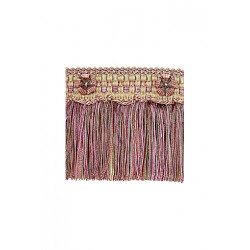 Exquisite Cut Fringe with Rosette 1882 Harlequin