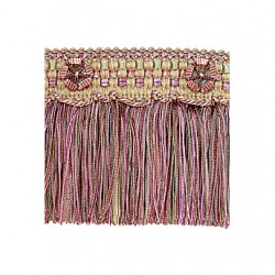 Exquisite Cut Fringe with Rosette 1882 Harlequin