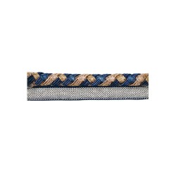 Exquisite Flanged Cord 2814 Navy Taupe