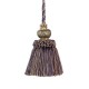 Exquisite Key Tassel 3463-00 Navy Taupe