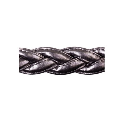 Juliet Leather Band Tie Back 4346 Pewter