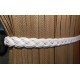 Juliet Leather Band Tie Back 4346 White