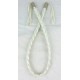 Juliet Leather Band Tie Back 4346 White