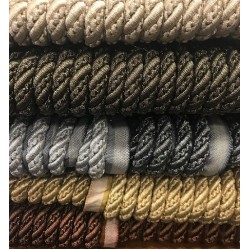 METALLIC CORD 10MM - 6 COLOURS - SAMPLE CUTTINGS AVAILABLE