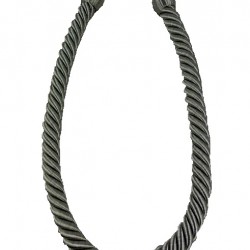 The Lynne Rope Tieback 1035 Silver Grey