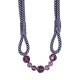 The Lynne Rope Beaded Tieback 4154 Jacaranda