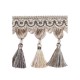 TASSEL FRINGE 110MM - 14 COLOURS